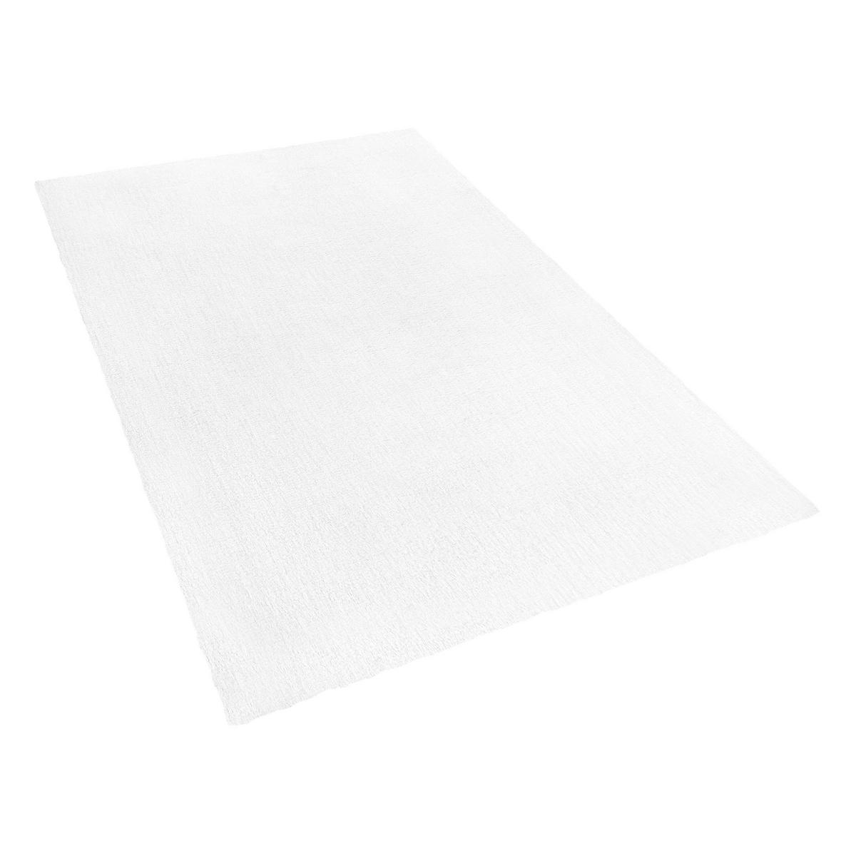 SHAGGY-TEPPICH Demre 200/140 cm - Weiß, Kunststoff (140/200cm) - Beliani