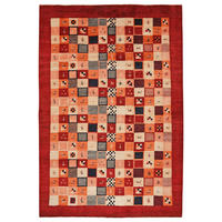 GABBEH-TEPPICH handgeknüpft Rizbaf Bunt 236/159 cm Schurwolle - Multicolor, Textil (159/236cm) - Looma