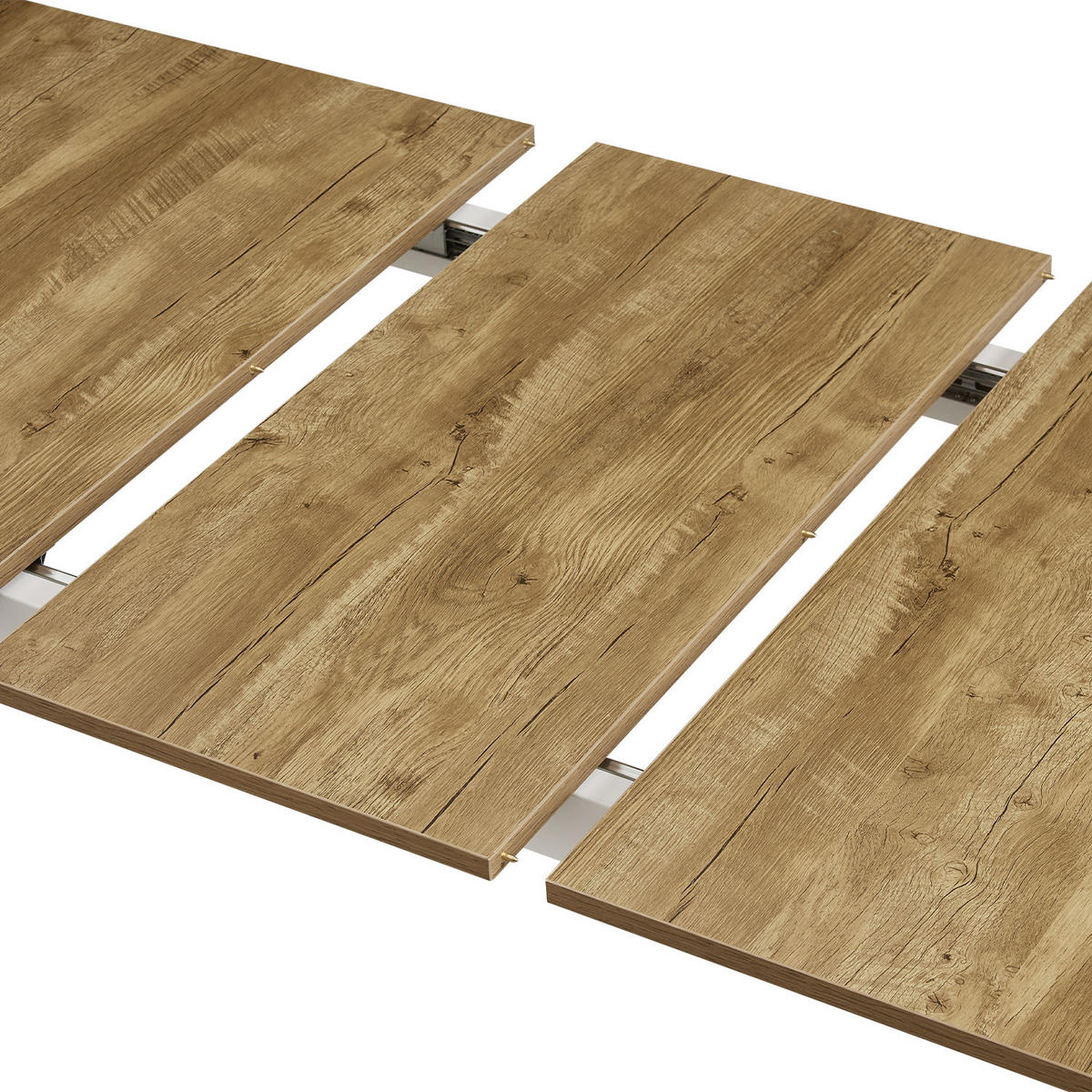 ESSTISCH OSKAR 120-160/80/76 cm Wildeiche - Wildeiche, Holz (80/120/76cm) - B&D Home