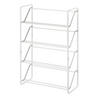 SCHUHREGAL Frame weiß 53/80/17 cm schmal - Weiß, Metall (53/80/17cm) - Yamazaki