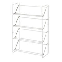 SCHUHREGAL Frame weiß 53/80/17 cm schmal - Weiß, Metall (53/80/17cm) - Yamazaki