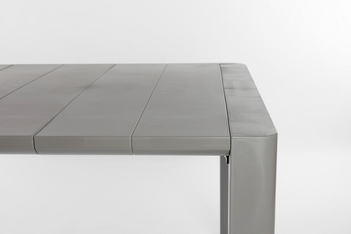 GARTENTISCH Alban - Grau - 220/100/75 cm - Grau, Metall (220/100/75cm)