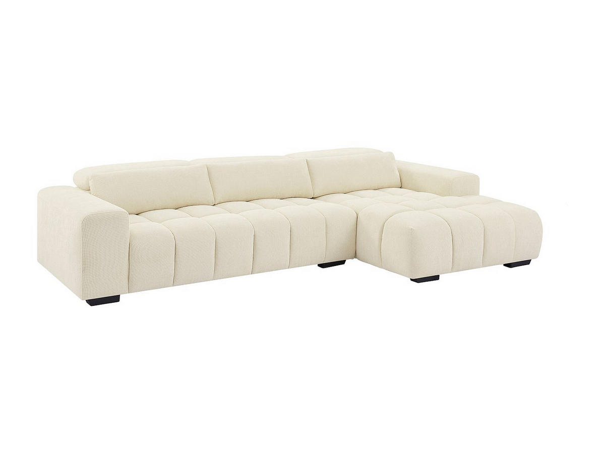 SOFA - 5 Personen - stoff - beige Loponza - Beige, Kunststoff/Textil (312/68/183cm) - Vente-Unique