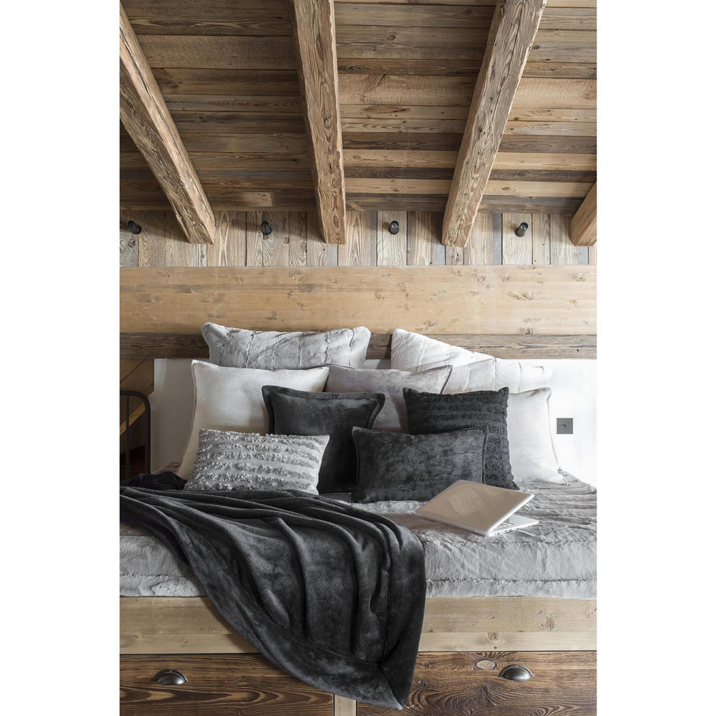 Thumbnail - Vivaraise Plaid, Dunkelgrau, Textil, 150x200 cm, Wohntextilien, Decken