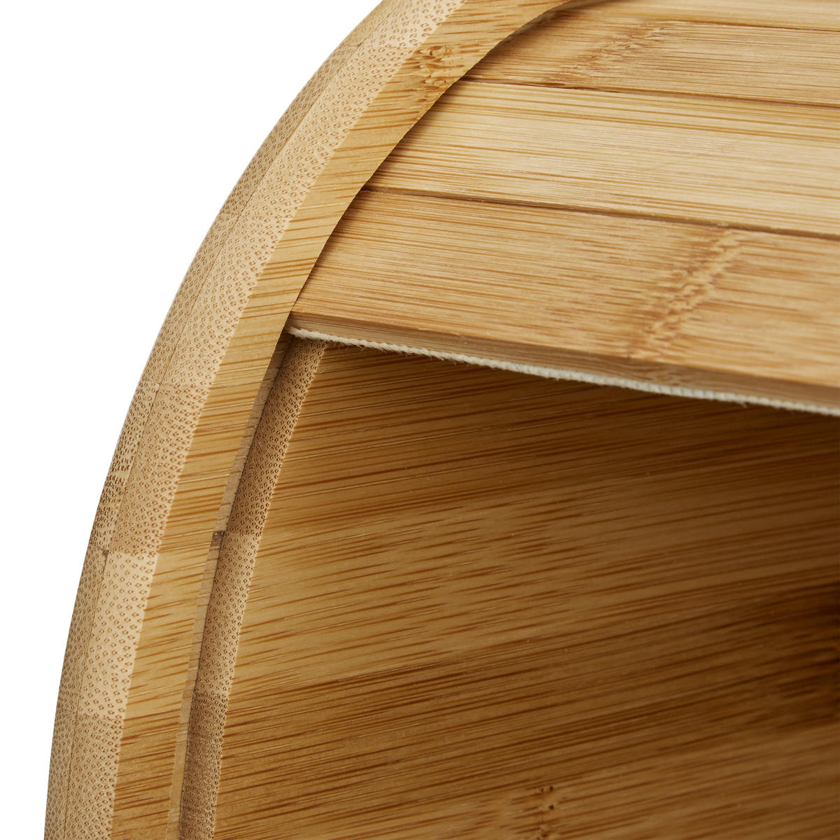 ROLLBROTKASTEN - Hellbraun, Holz/Holzwerkstoff (40.5/21/28cm) - Relaxdays