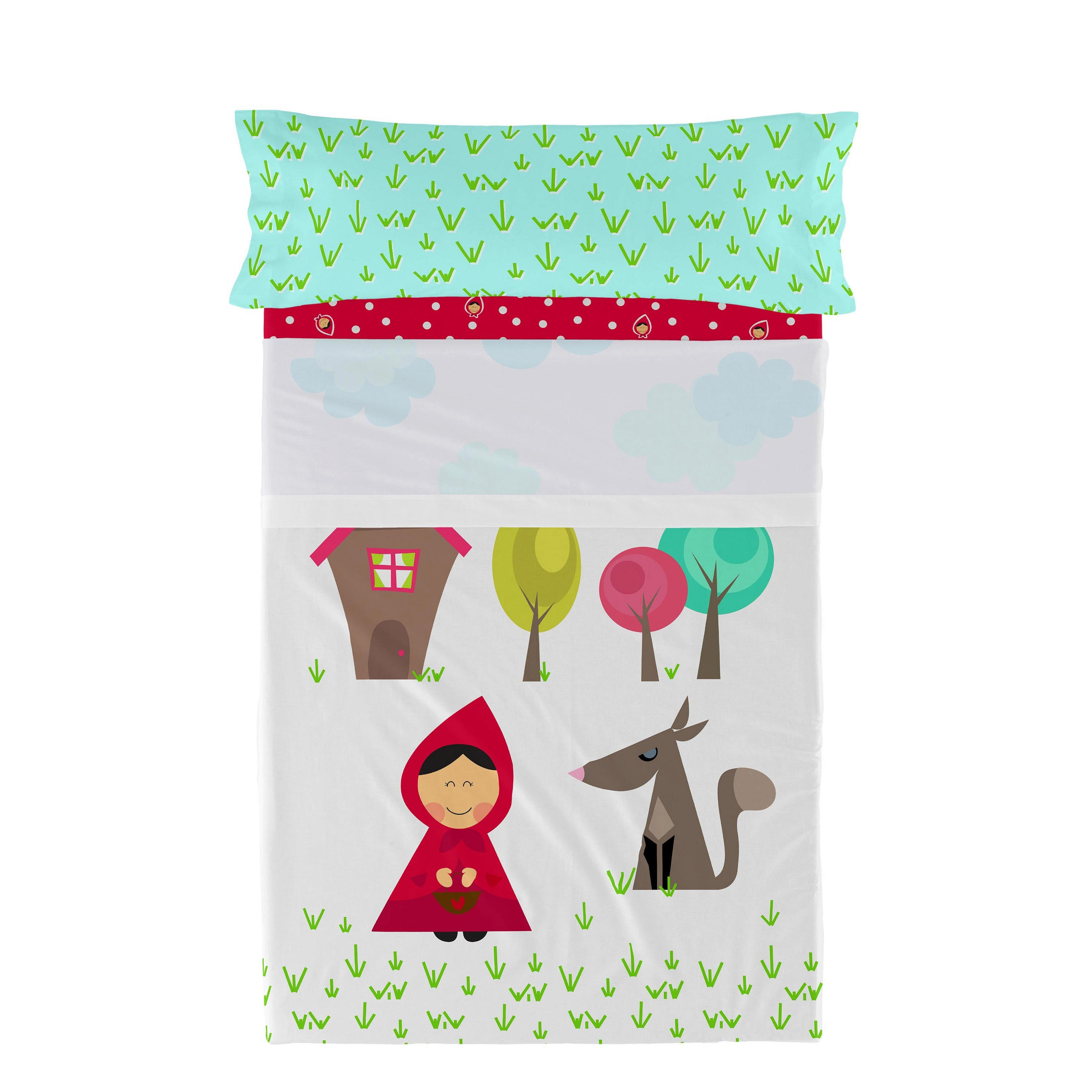 BETTWÄSCHE 2er-Set teiliges grandma 160x270 cm mehrfarbig - Multicolor, Textil (160/270cm) - Happy Friday