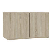 KLEIDERSCHRANK AUFSATZSCHRANK Sonoma-Eiche 90x51x55cm - Sonoma Eiche, Holzwerkstoff (90/55/51cm) - Akord