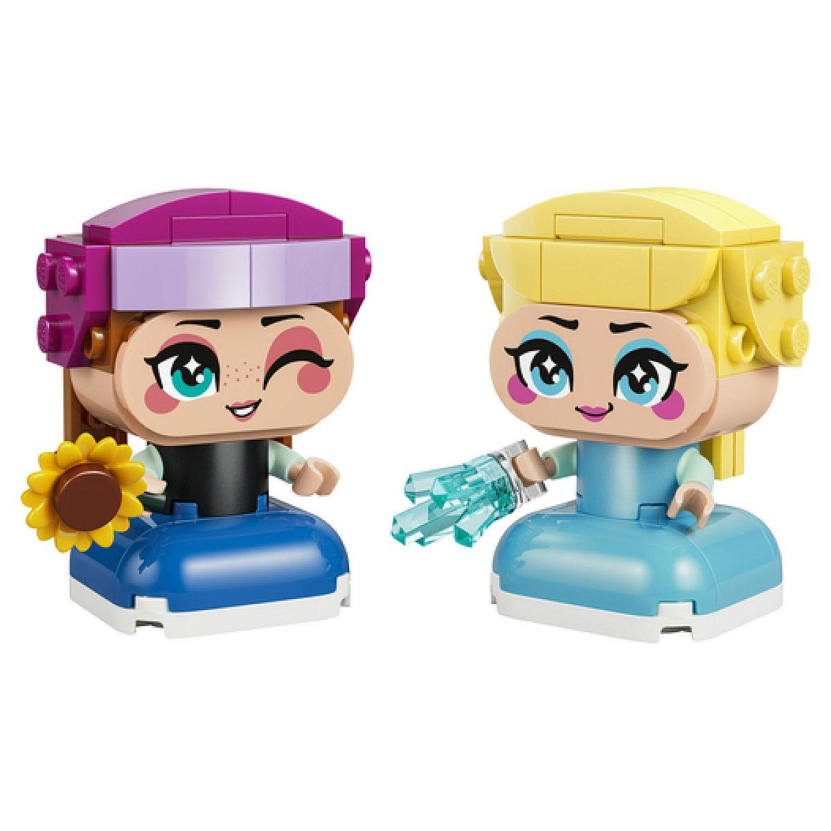 KLEMMBAUSTEINE Anna und Elsa Disney Prinzessinnen Miniaturen - Rot, Kunststoff (12.2/4.6/14.1cm) - Lego