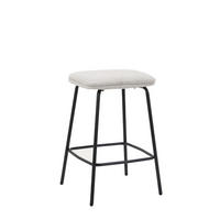 BARHOCKER Meis Beige 43 cm x 65 cm - Beige, Textil (43/65/40cm) - Kenay Home