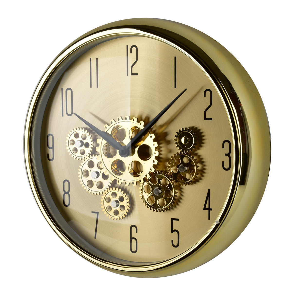 WANDUHR Ramsey gold 35/35/9 cm Kunststoff - Goldfarben, Kunststoff (35/35/35cm) - Mondex