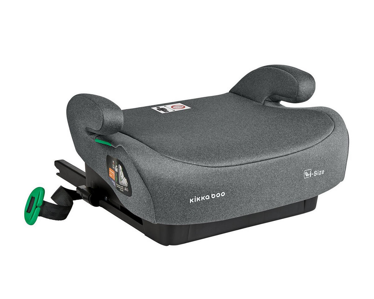 SITZERHÖHUNG i-Tip dunkelgrau i-Size (125-150cm) ISOFIX, Armlehne - Dunkelgrau, Kunststoff (42/21/35cm) - Kikka boo