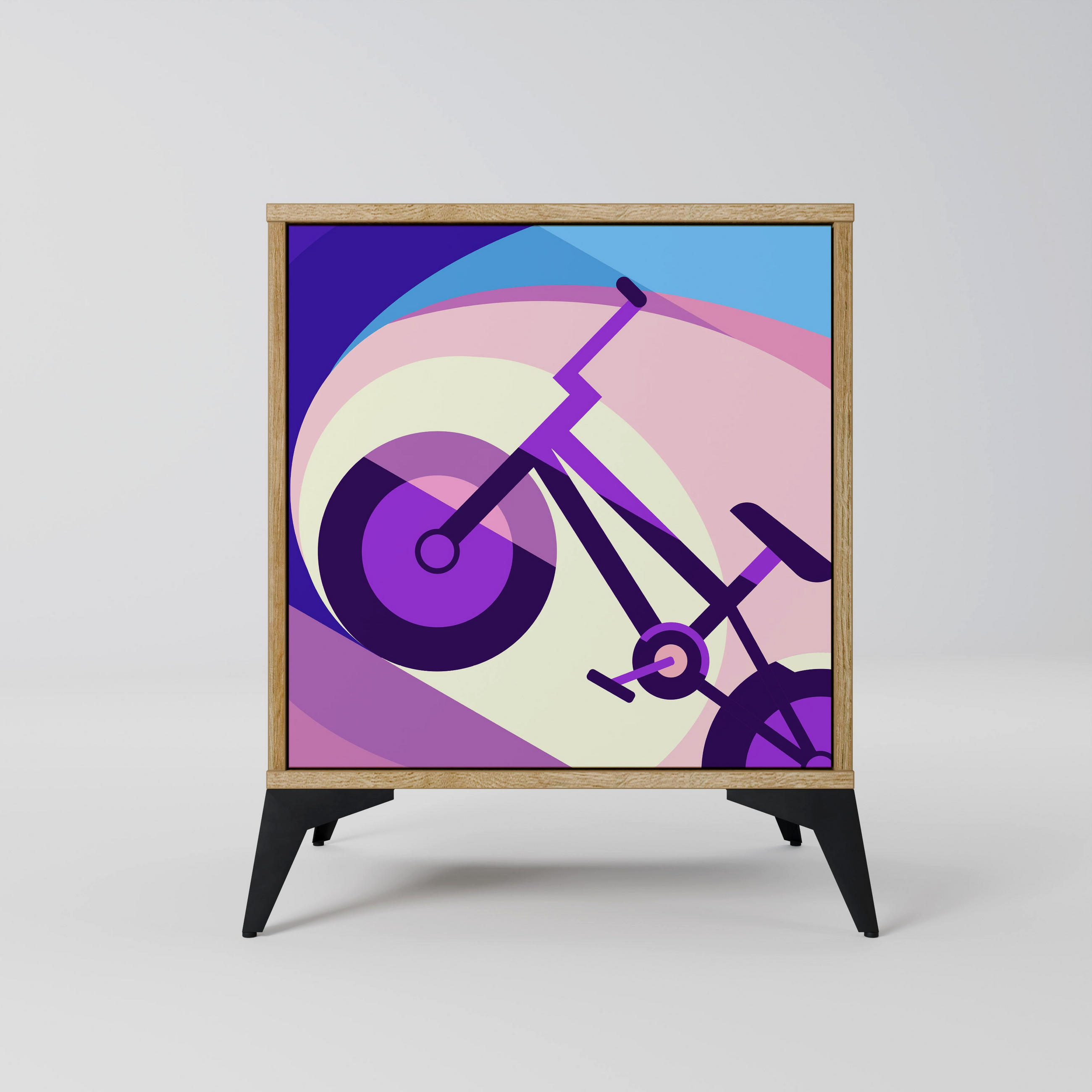 SpaceRebels Sideboard Eiche 57.5x70.5x42 cm