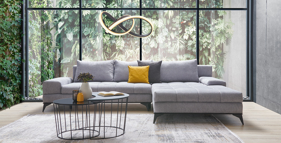 Bestseller: Graue Sofas