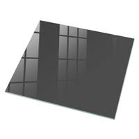 GLASPLATTE 80x60 cm – Dunkelgrau - Blau, Glas (0.4/80/60cm) - ArtPrintCave
