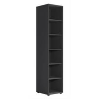REGAL Schwarz Matt - 45 cm - Modena - Schwarz, Holzwerkstoff (45/206/45cm) - Ravio