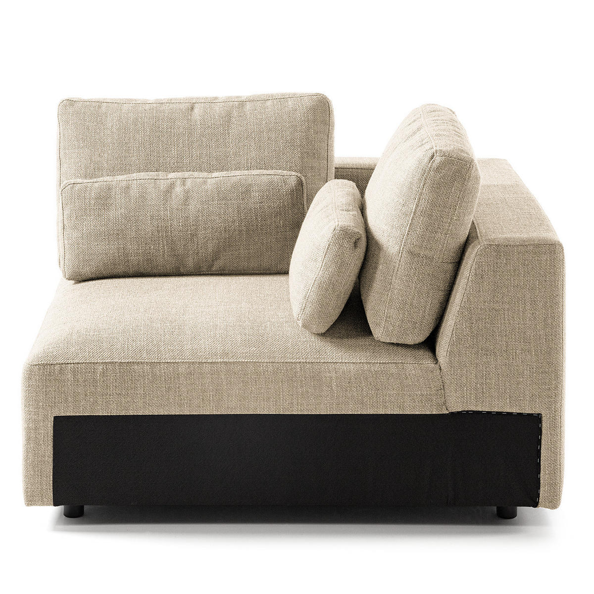 MODULECKE - Beige, Textil (112/80/112cm) - home24