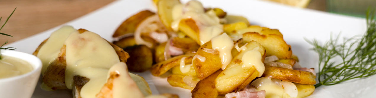 XXXLecker-Hamburger-Pannfisch-mit-Bratkartoffeln