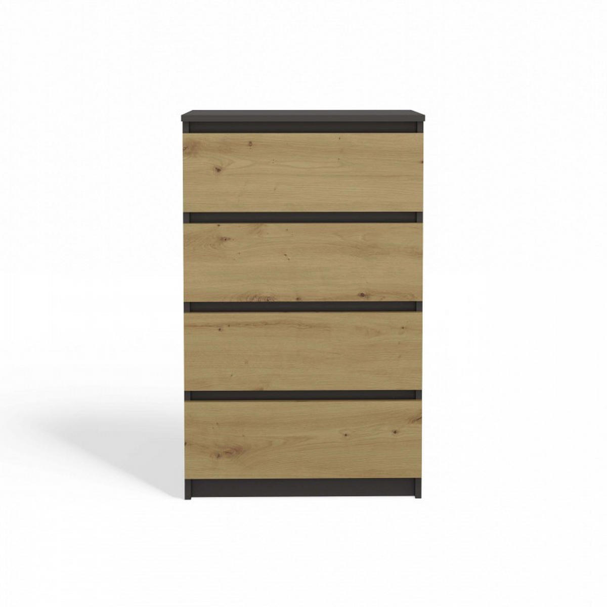 KOMMODE Anthrazit, Artisan 70/97/40 - Anthrazit, Holzwerkstoff (70/97/40cm) - RAUMHIRSCH FURNITURE