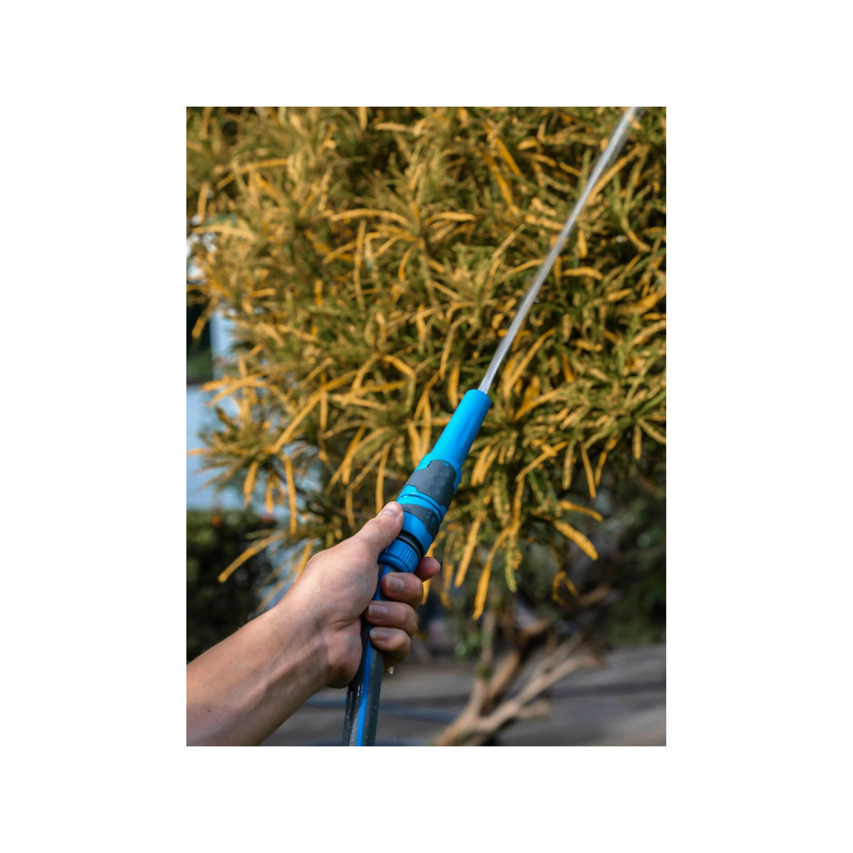 BEWÄSSERUNGS- und Reinigungslanze - Komplettset mit Soft-Touch-Spritzrohranschlüssen - Blau, Kunststoff (5/14/21cm) - SUAN