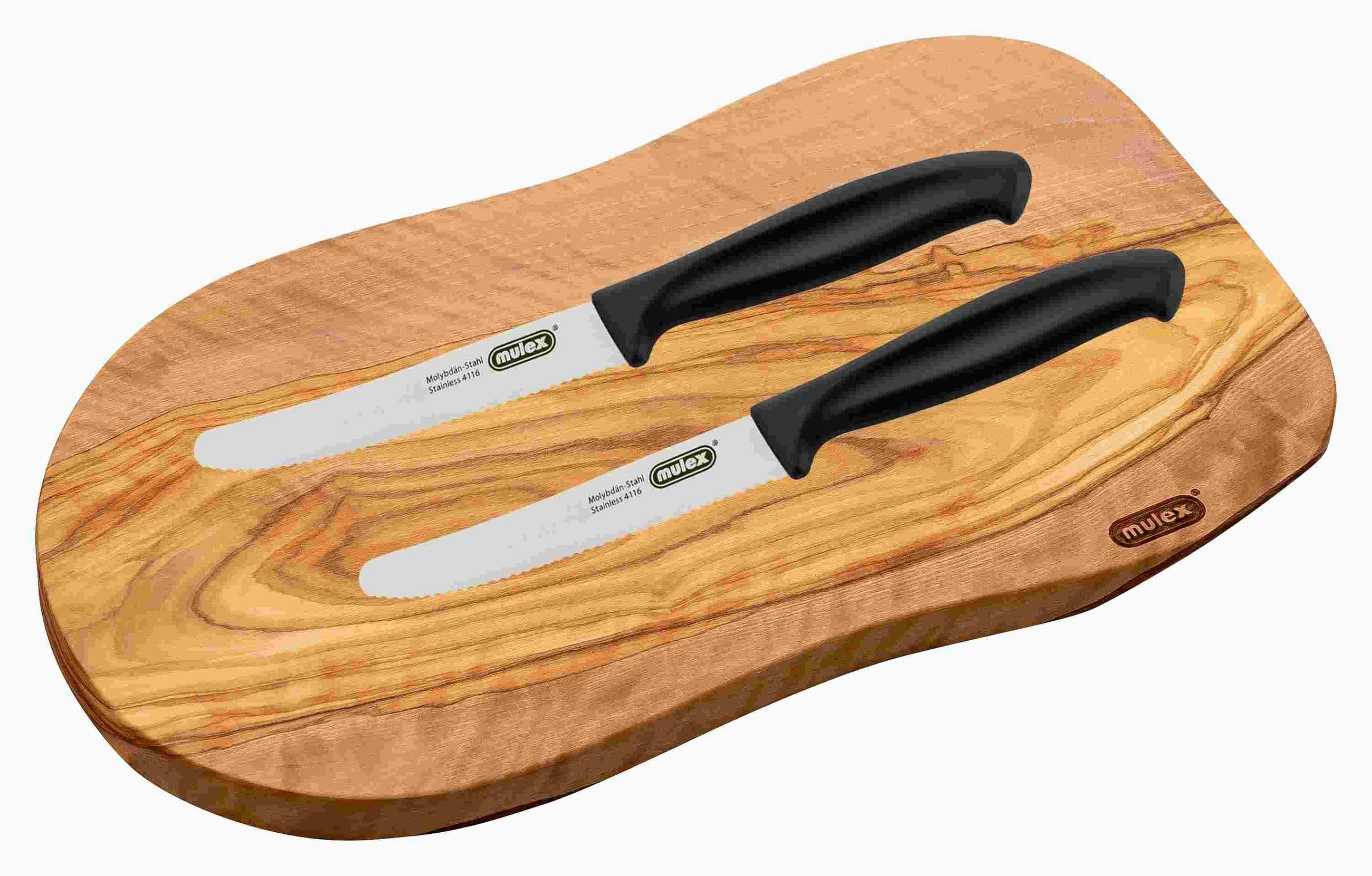 SCHNEIDE-UND SERVIERBRETT Toscana - Braun, Holz (18/29cm) - Mulex