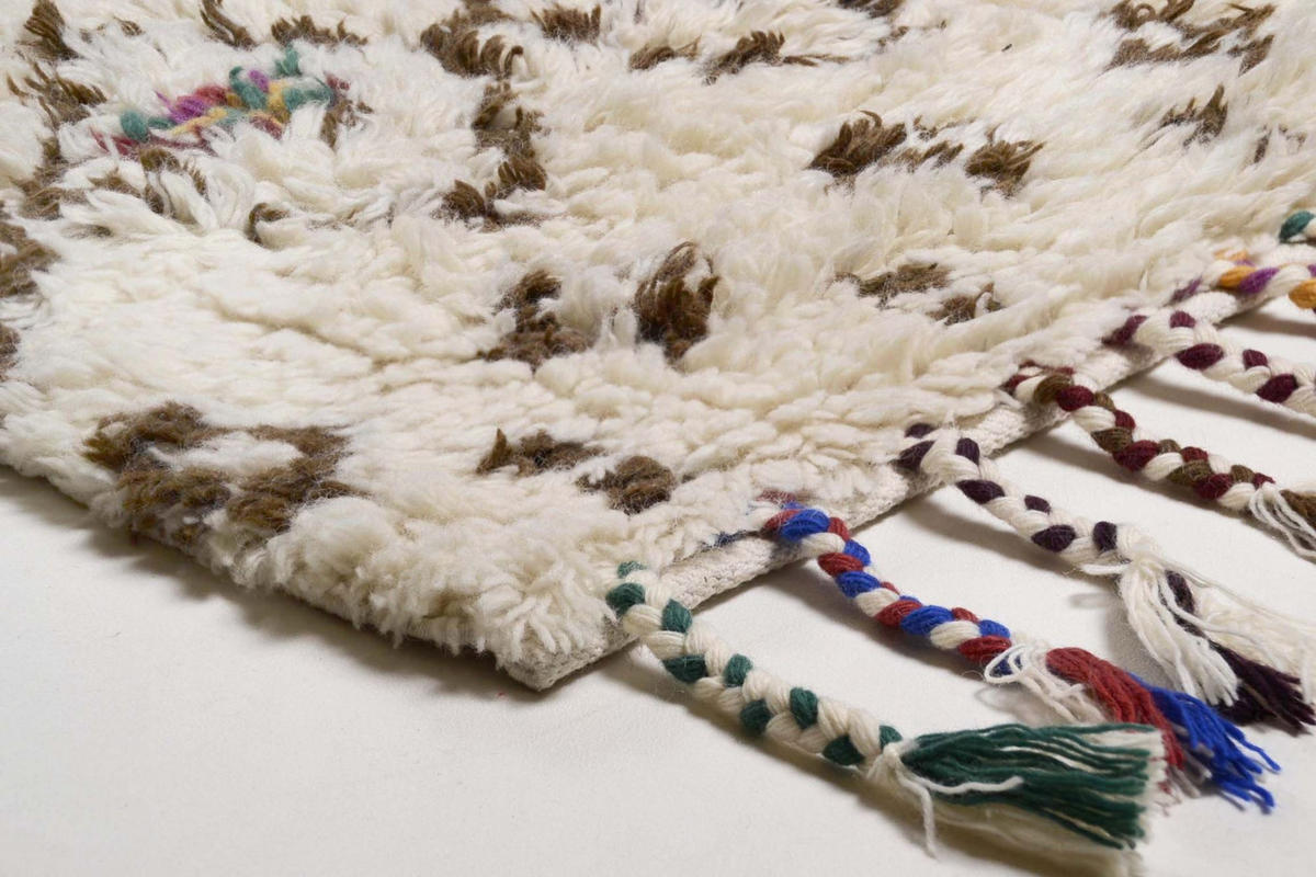 WEBTEPPICH Nomadic-Design 160x230 cm - Beige, Textil (160/230cm) - THEKO