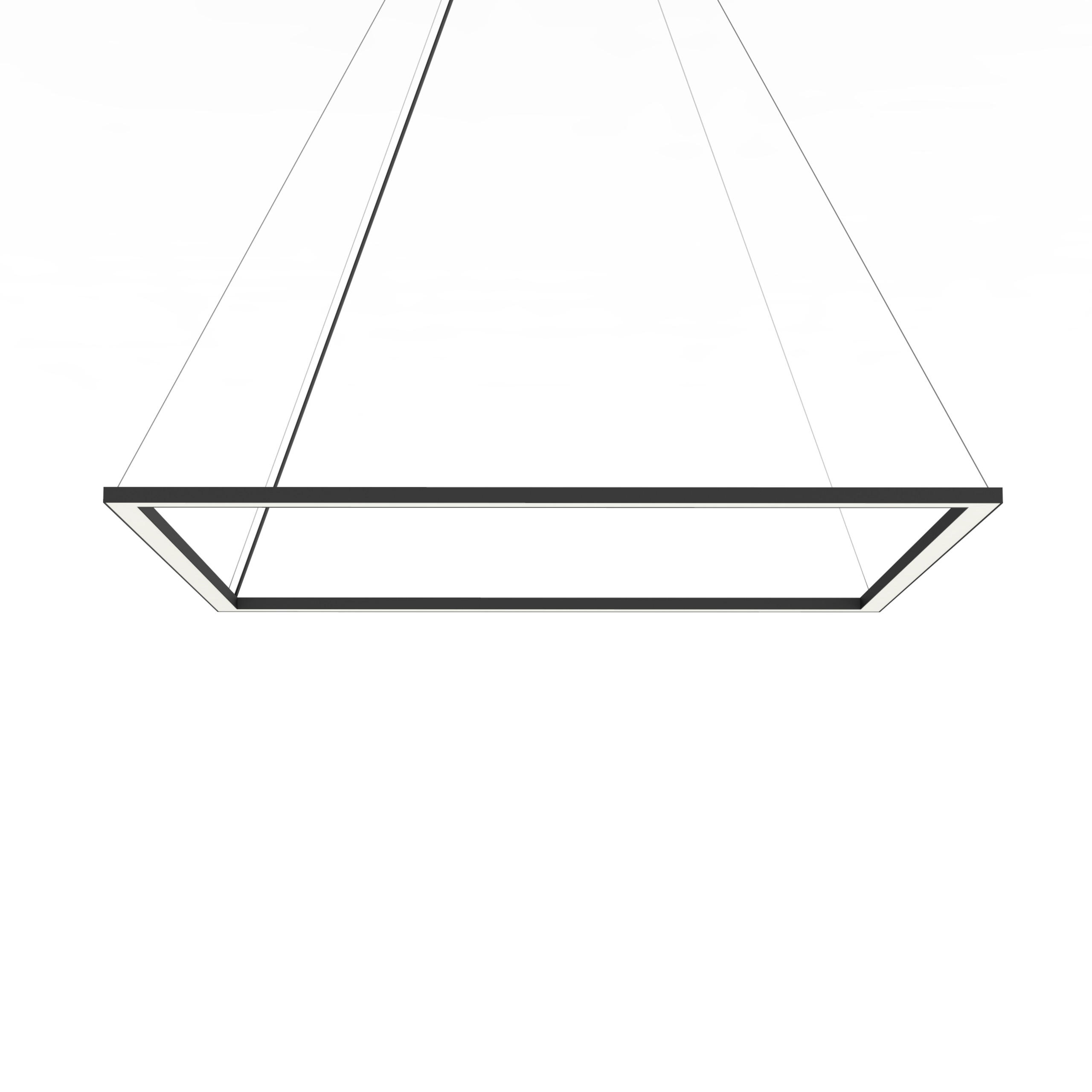 LED-HÄNGELEUCHTE - Schwarz, Metall (90/90/100cm) - Lumicom