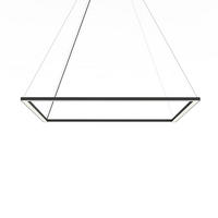 LED-HÄNGELEUCHTE - Schwarz, Metall (90/90/100cm) - Lumicom
