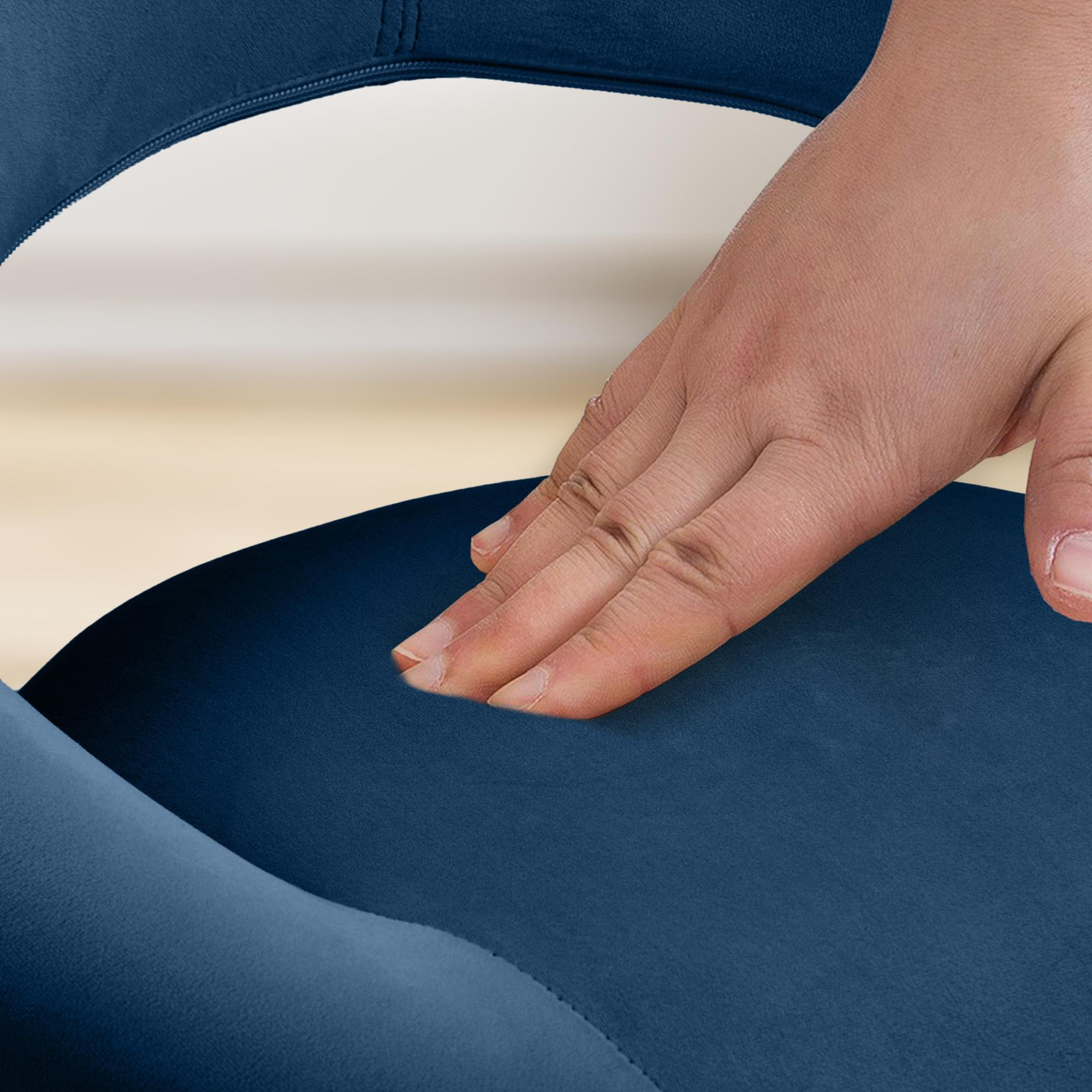 Thumbnail - Deluke Barhocker, Blau, Textil, 53x80x47 cm, Esszimmer, Barmöbel, Barhocker