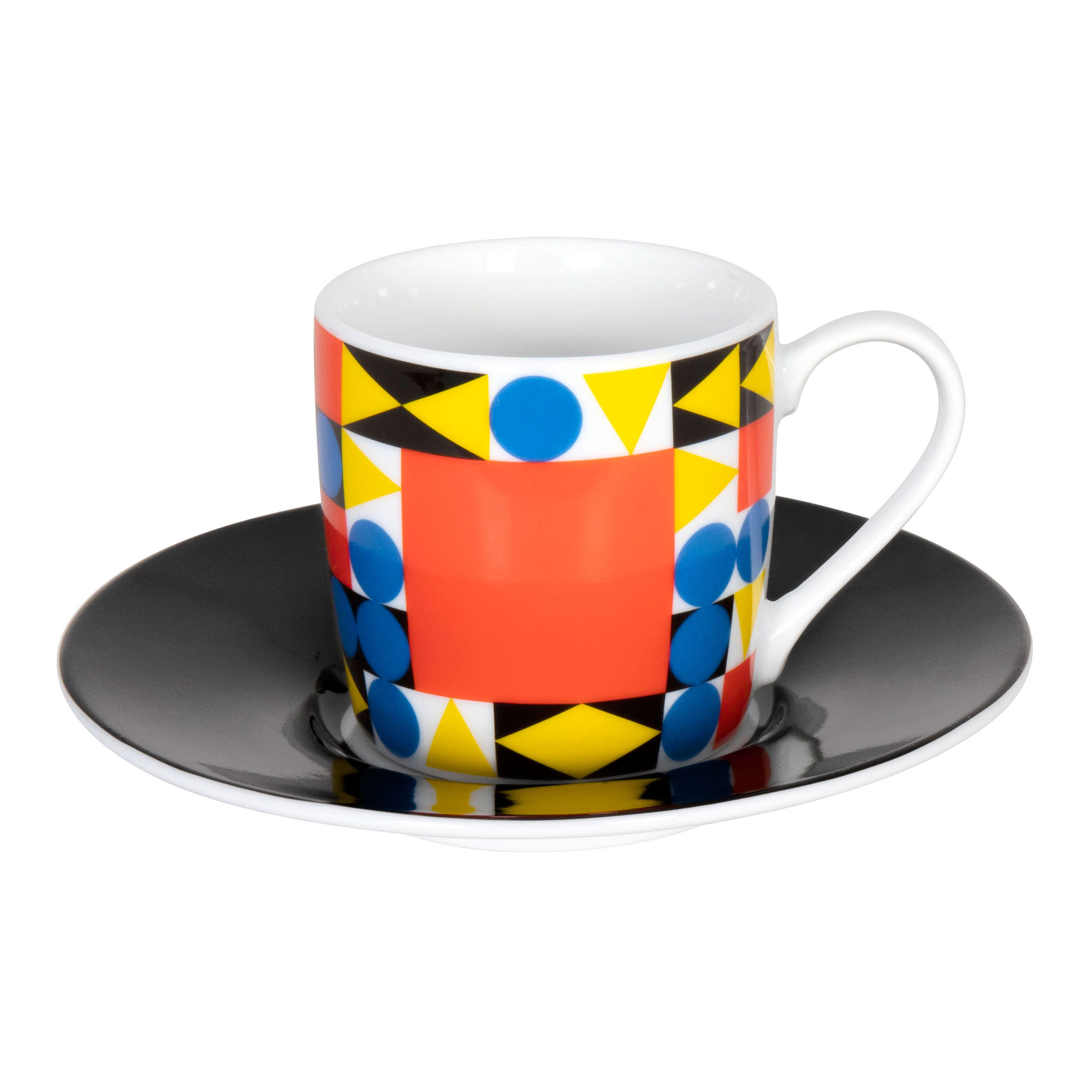 ESPRESSOTASSE Bauhaus Quadrat By Typoly - Naturfarben, Keramik (0.065L) - Könitz