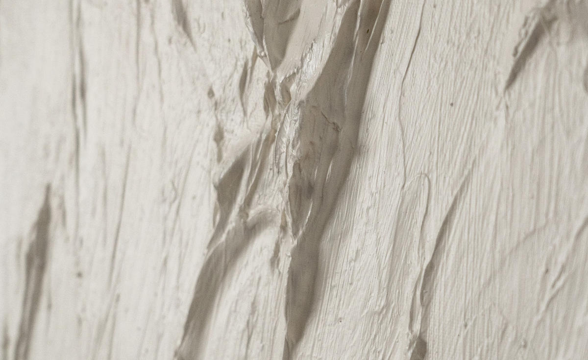 GEMÄLDE Schleier II Schattenfugenrahmen Beige 140x100 cm - Beige, Holz (140/100cm) - YS-art gallery