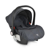 BABYSCHALE Trio i-Size schwarz (40 - 87cm) Adapter, Fußabdeckung, weiches Kissen - Schwarz, Kunststoff (44/68/44cm) - Moni