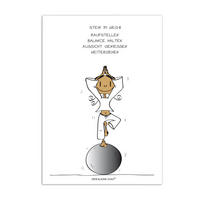 POSTKARTE Der Kleine Yogi Stein im Weg, 10er Pack, Papier / Pappe, 10.5 cm x 15 cm - Multicolor, Papier (15/1cm) - Goebel
