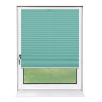 PLISSEE Basic ohne Bohren - Türkis, Textil (70/210cm) - Deco-Raum