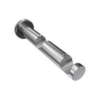 TRÄGER FÜR GARDINENSTANGEN 20 mm Ø, Platon 2-läufig, Chrom - Chromfarben, Metall (16/4/4cm) - INTERDECO
