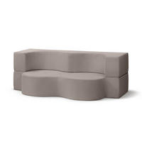 SOFA Kamelia Champagner - Champagner, Textil (200/70/100cm) - Pillovely