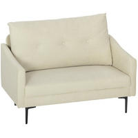 DVOSJED, 124/73/92 cm, metal/tapeciranje krem bijeli - krem, metal (73/92/124cm) - BEAOK