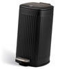 ABFALLEIMER 9 Liter, schwarz - Schwarz, Metall (20/37.5/27.5cm) - eluno