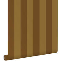 TAPETE Streifenmuster 50 x 900 cm - Braun, Papier (50/900cm) - ESTAhome