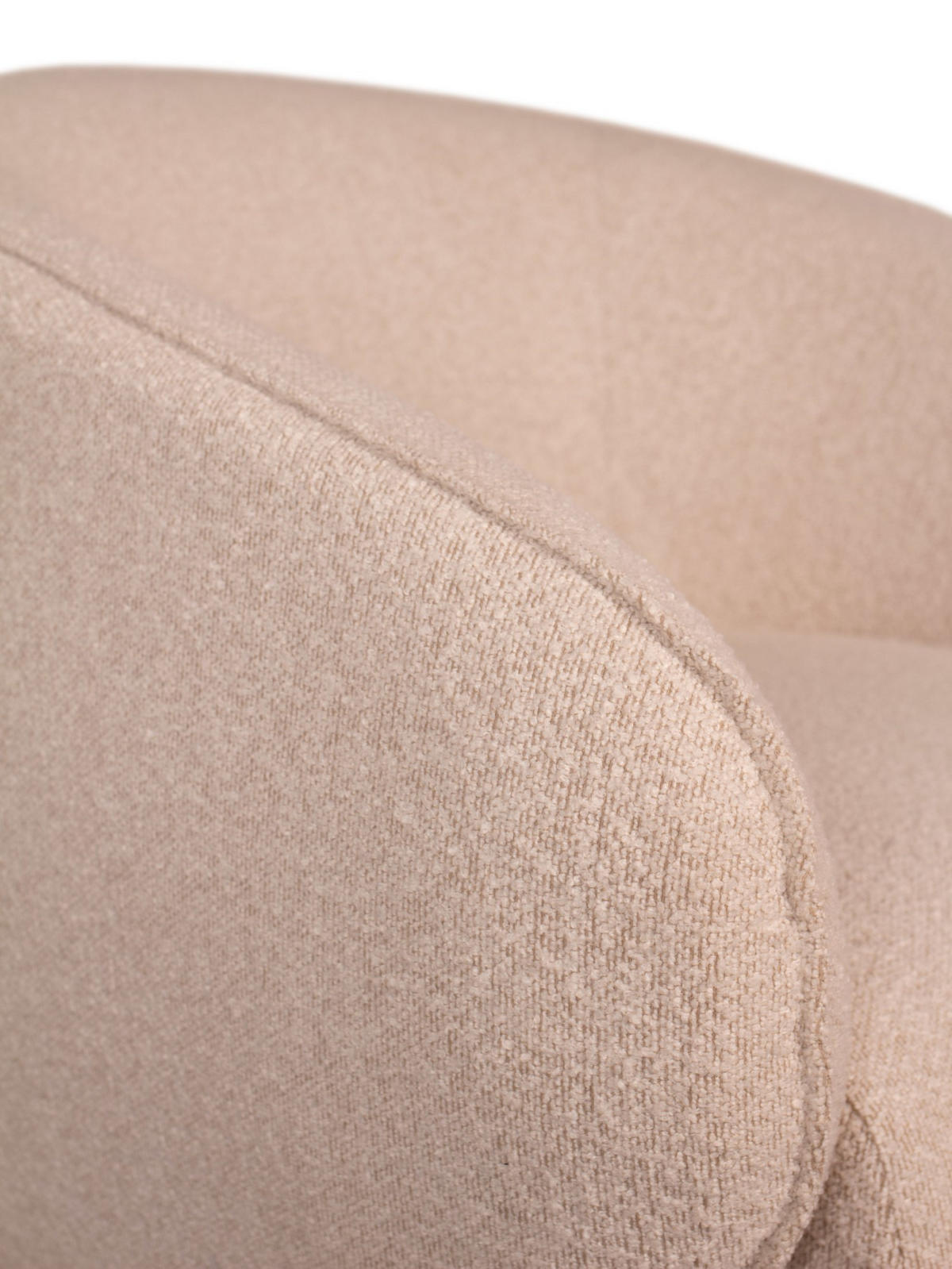 LOUNGESESSEL Alezio - beige - Beige/Braun, Holz/Textil (85/78/86cm) - bene living