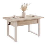 COUCHTISCH TIVOR Multifunktionalität 3-in-1 - Kaschmir/Sonoma Eiche, Holzwerkstoff/Metall (67/120/63.5cm) - Idohome
