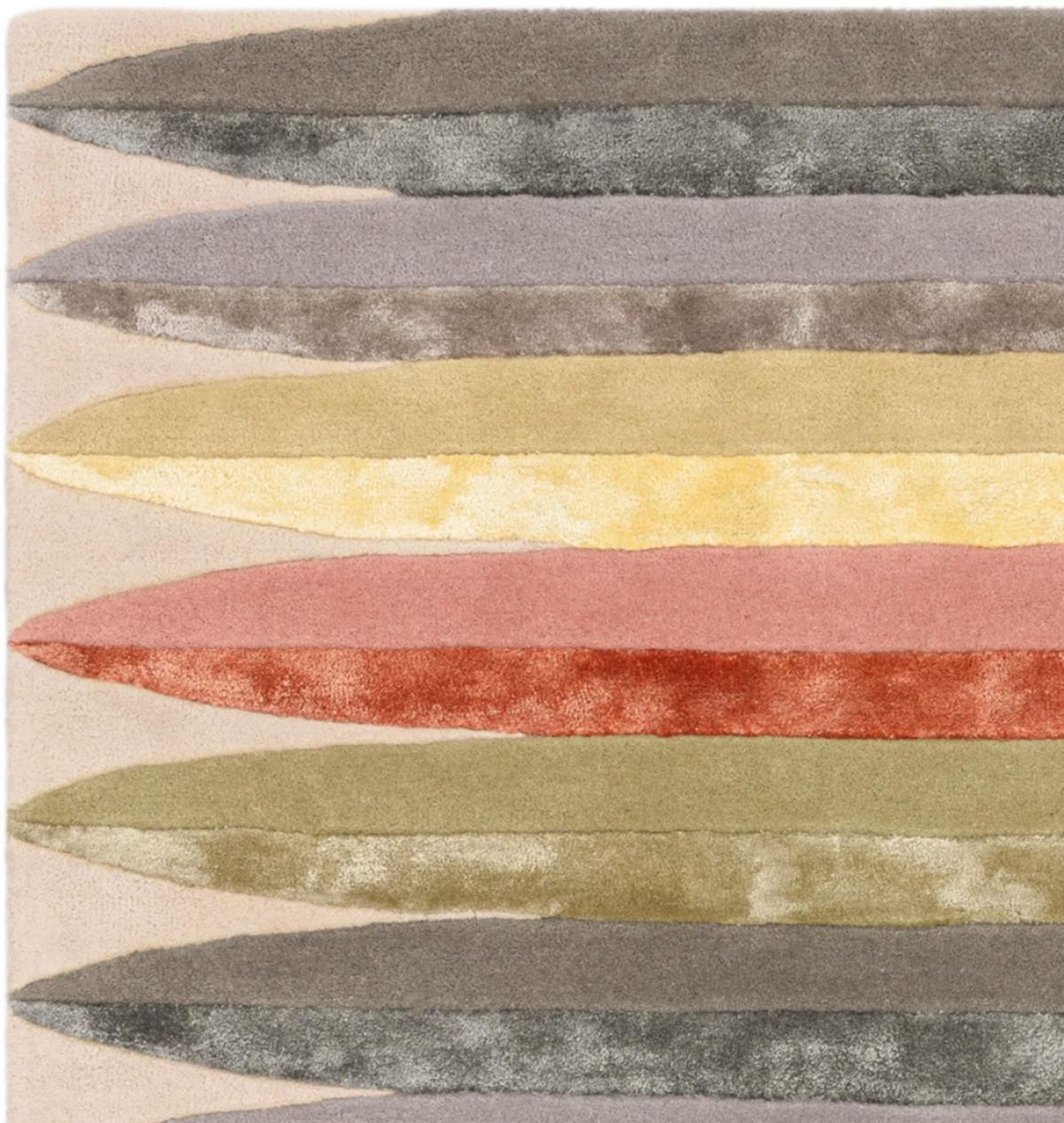 TEPPICH modern handgetuftet Wolle DOP Mehrfarbig 120 x 170 cm - Multicolor, Naturmaterialien (120/170cm) - Novatrend