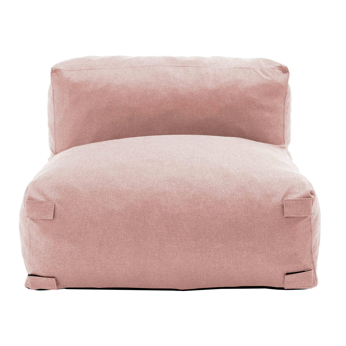 GARTENSOFA mit 2 Sitzplätzen, Puderrosa - Pink, Textil - Oviala