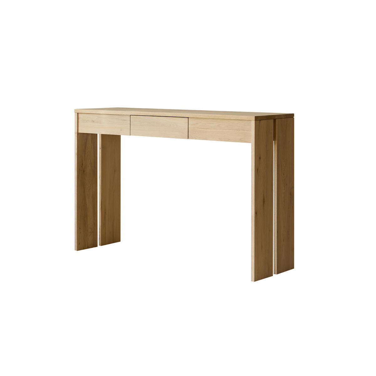 KONSOLENTISCH Eden Natur aus Eiche - Naturfarben, Holz (35/120/78cm) - Tikamoon