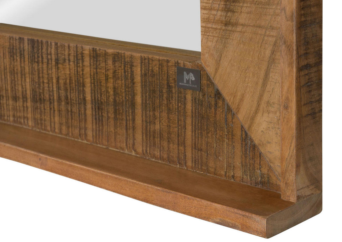 SPIEGEL Akazie 68x8x79 natur versiegelt NATURE OF SPIRIT #304 - Braun, Holz (68/79/8cm) - Massivmoebel24