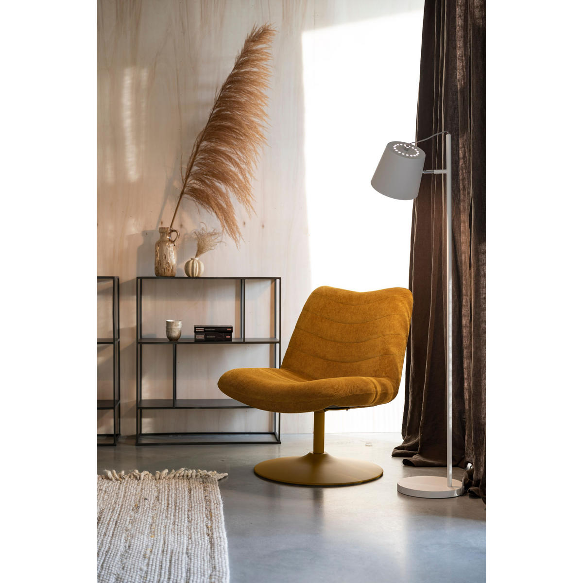 SESSEL Bubba Gelb - Gelb, Textil (67/85/81cm) - Zuiver