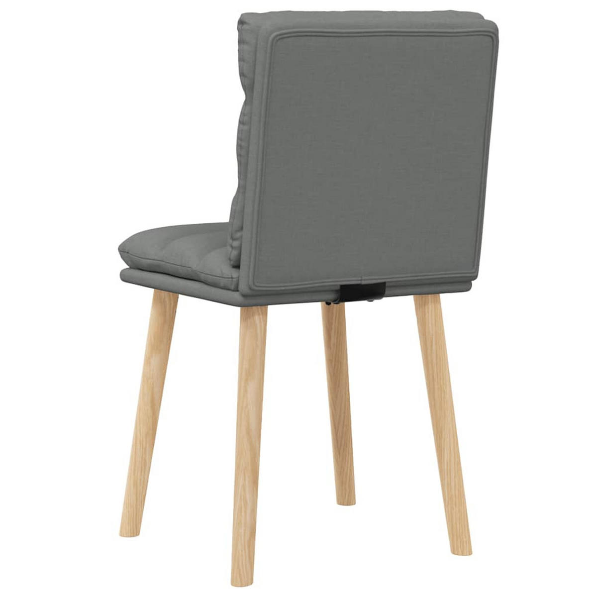 ESSZIMMERSTÜHLE 2 Stk. Dunkelgrau Stoff 45*54*86cm - Dunkelgrau, Metall (45/86/54cm) - ZMH