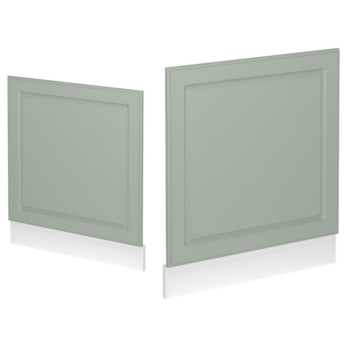 PŘEDNÍ PANEL R-Line, Mint venkovský dům/Bílá, 60 cm pracovná doska Dub Goldkraft - bílá/zelená barva, kompozitní dřevo (60/67.4/60cm) - Vicco