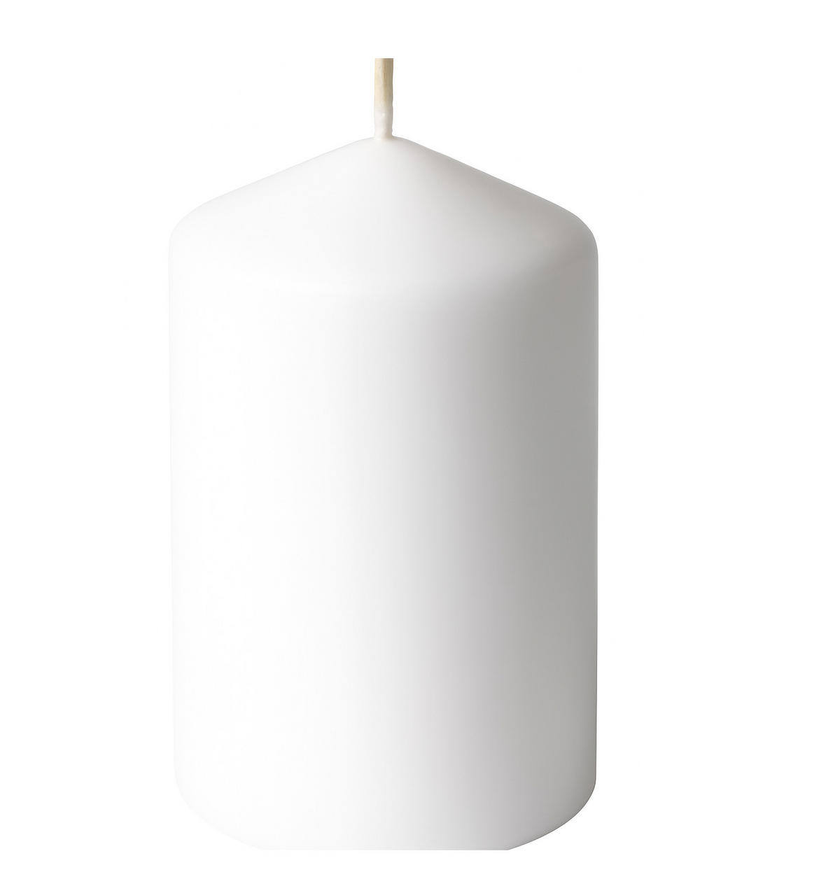 KERZE Classic weiß 7/7/17.5 cm Paraffin - Weiß, Paraffin (7/17.5/7cm) - Mondex