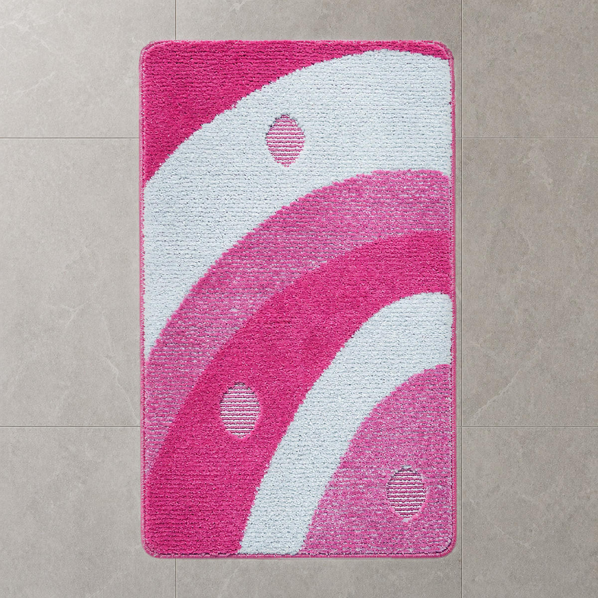 BADEMATTE 80/200cm ROSA - Rosa, Textil (80/200cm) - ROLFNERS