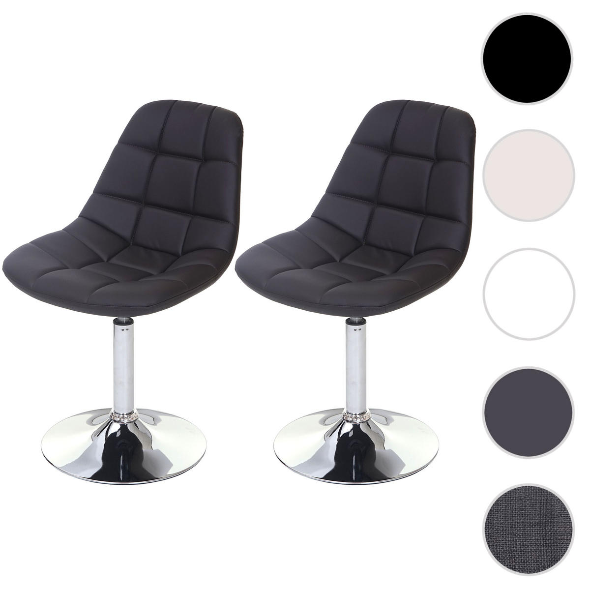 ESSZIMMERSTUHL Braun 2er-Set - Braun, Textil (47/84/50cm) - Jamb